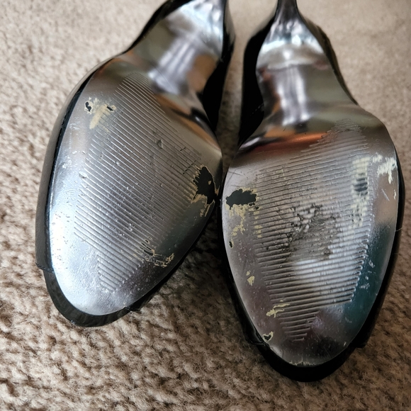 Steve Madden size 8 Black Patent leather shoes - Picture 6 of 6